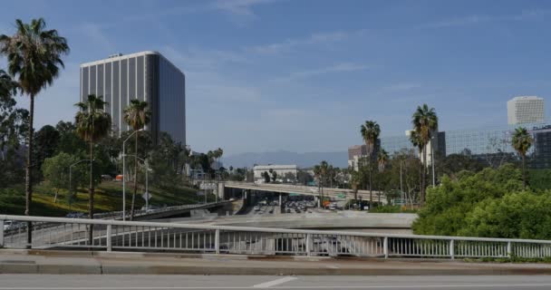 Los Angeles Çevre Yolu Trafiği — Stok video