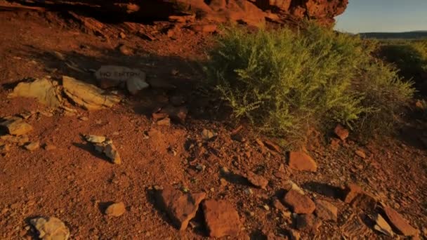 Wupatki National Monument Indian Ruins Tilt Coucher Soleil Amérindien Arizona — Video