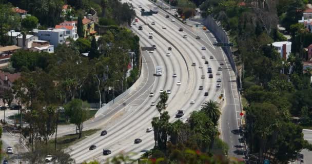 Hollywood Bowl Overlook Freeway Los Angeles California Usa — Stock Video