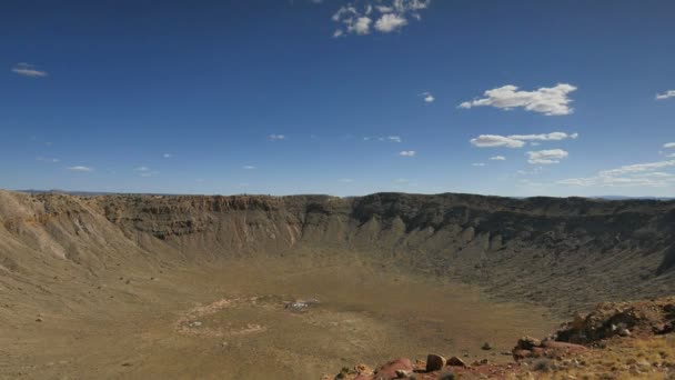 Meteor Crater Natural Landmark Arizona Stany Zjednoczone Time Lapse — Wideo stockowe