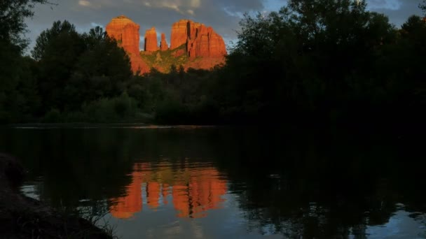 Sedona Dolly Shot Cathedral Rock Arizona Southwest Usa — Stock video