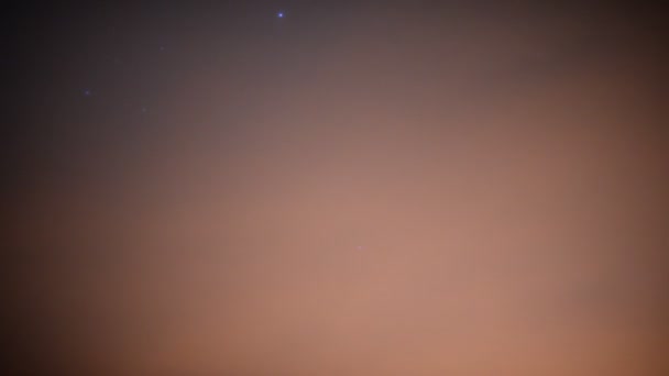 Lago Powell Vía Láctea Time Lapse Estrellas Nubes — Vídeos de Stock