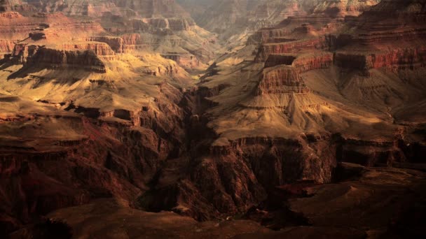 Grand Canyon National Park South Rim Zeitraffer Phantom Ranch Bewegt — Stockvideo