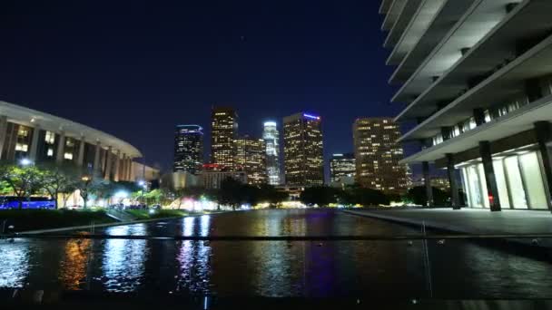 Los Angeles Downtown Time Lapse Hyperlapse Dolly — Stockvideo