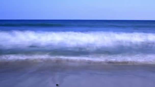 Beach Time Lapse Waves Ocean Tide — Stock video