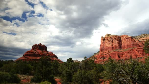 Sedona Time Lapse Bell Rock Arizona Sydvästra Usa — Stockvideo