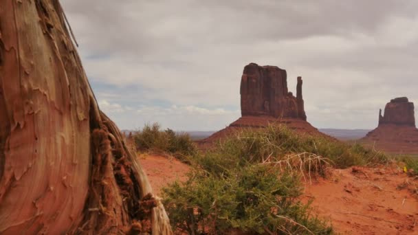 Monument Valley Dolly Shot Desert Arizoně Utahu Jihozápadní Usa — Stock video