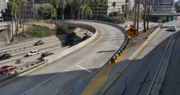 Freeway Time Lapse Los Angeles Downtown — 비디오