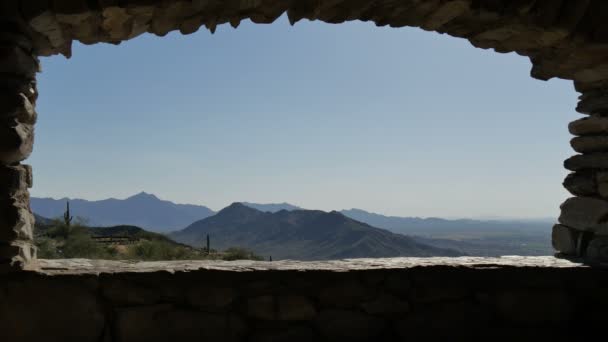 Phoenix Downtown South Mountain Park Dobbins Lookout Arizona Estados Unidos — Vídeos de Stock