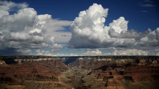 Grand Canyon National Park South Rim Time Lapse Mozgó Felhők — Stock videók