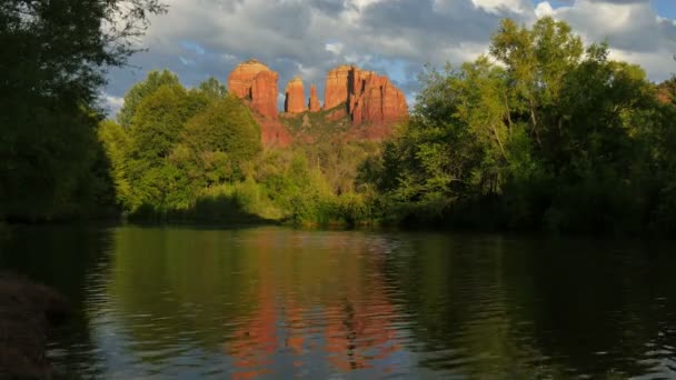 Sedona Time Lapse Cathedral Rock Arizona Suroeste Estados Unidos — Vídeo de stock