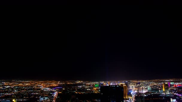 Las Vegas Time Lapse Cityscape Las Vegas Strip Noite Nevada — Vídeo de Stock