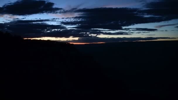 Grand Canyon Ulusal Parkı Güney Rim Günbatımı Zamanı Mather Point — Stok video