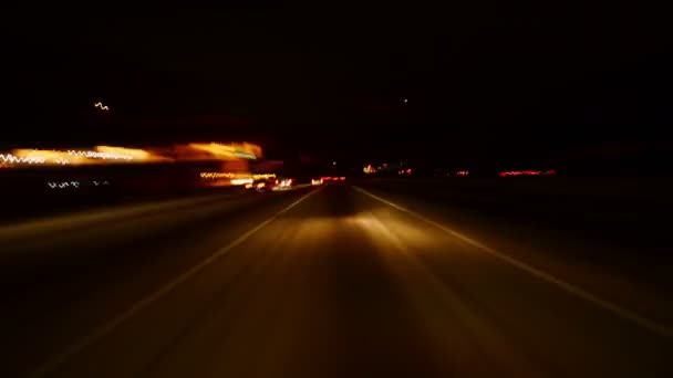 Hiperlapse Los Angeles Şehri Sürüşü — Stok video