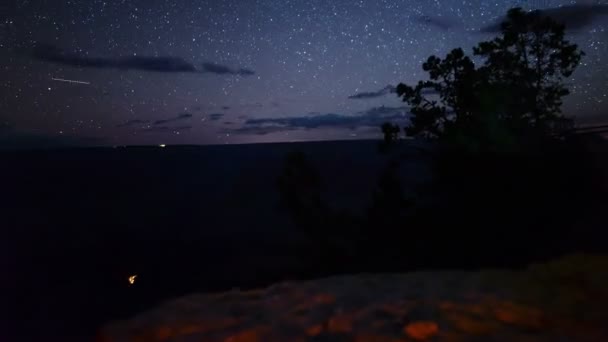 Grand Canyon Milky Way Time Lapse South Rim — Αρχείο Βίντεο