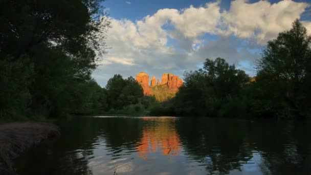 Sedona Dolly Shot Cathedral Rock Arizona Southwest Usa — Stock video