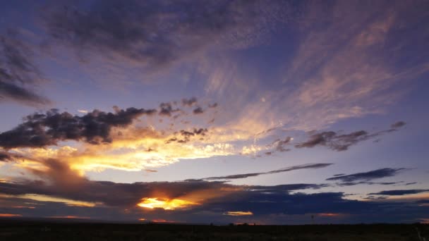 Захід Сонця Нью Мексико — стокове відео