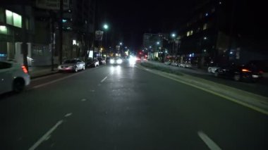 Kaliforniya La Brea Bulvarı 'nda Hollywood Bulvarı Sürücü Gecesi