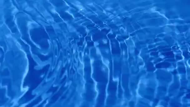 Wasseroberfläche Slow Motion Filmmaterial Für Hintergrund — Stockvideo