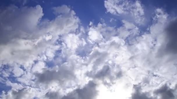 Time Lapse Nubes Cielo Azul — Vídeos de Stock