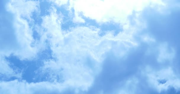 Imágenes Escénicas Nubes Cielo Azul — Vídeo de stock