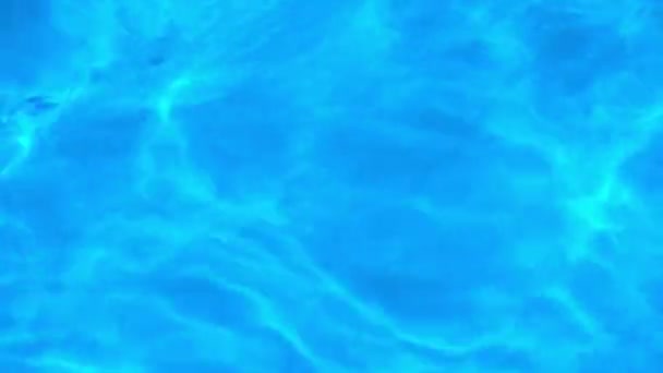 Superfície Água Summer Pool Footage — Vídeo de Stock