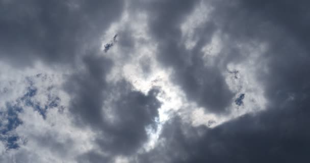 青い空の雲の風景映像 — ストック動画