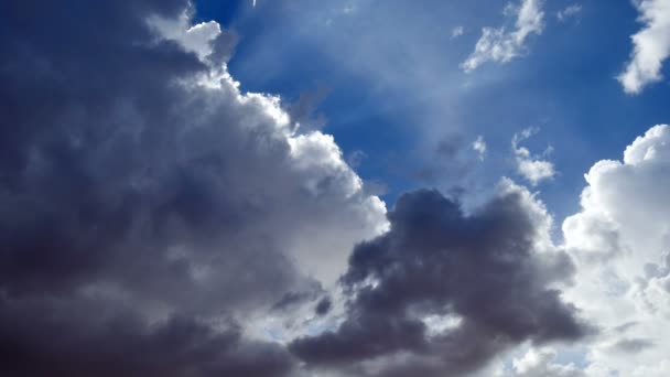 Thunderstorm Time Lapse Clouds Forming — Vídeos de Stock