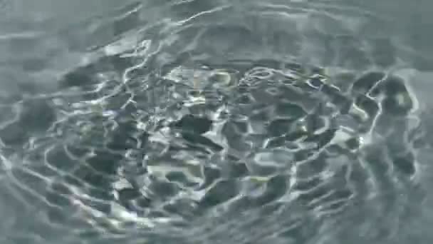 Vatten Yta Slow Motion Film För Bakgrund — Stockvideo