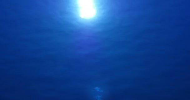 Riprese Superficie Dell Acqua Riflessi Luce Solare — Video Stock