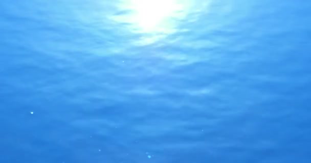 Material Agua Superficie Reflejos Luz Del Sol — Vídeo de stock