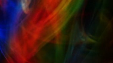 Smoke 'un siyah arkaplandaki Yavaş Hareket görüntüleri