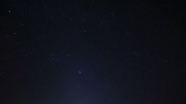 Yıldızlar ve Galaksi Kışı Kuzey SKy Astrofotoğrafçılık Zaman Hızı
