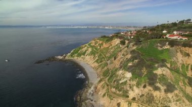 Palos Verdes Sahil Hattı 'ndan Los Angeles Hava Çekimi