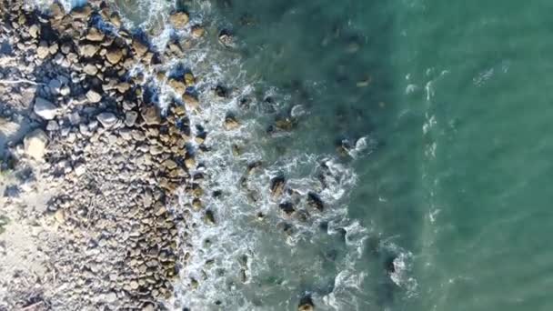 Aerial Shot Pacific Ocean Amerikai Egyesült Államok Nyugati Part Kalifornia — Stock videók