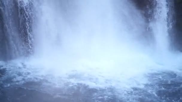 Burney Falls Bottom Waterfalls Shasta Kalifornien — Stockvideo