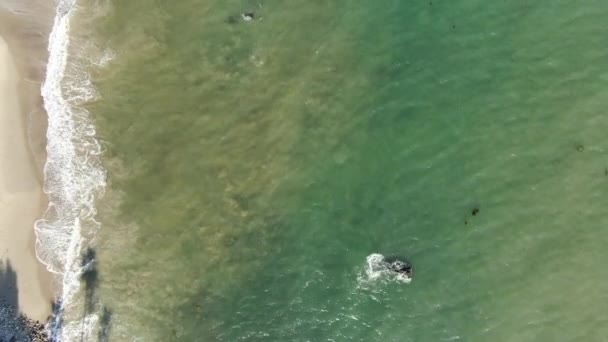 Aerial Shot Pacific Ocean Amerikai Egyesült Államok Nyugati Part California — Stock videók