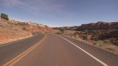 Utah Sahne Çevre Yolu 12 Escalente Kanyonu 3 Güneybatı ABD