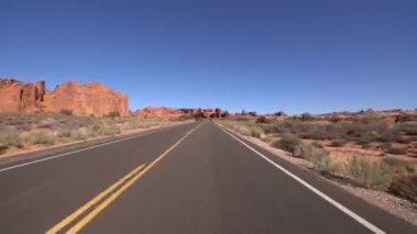 Utah 2 'deki Arches Ulusal Parkı Hiperlapse Aracı