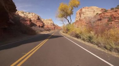 Utah Sahne Byway 12 Şablon Calf Creek Alt 1 Güneybatı ABD