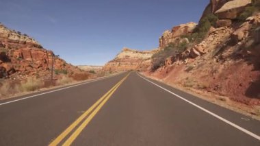 Utah Sahne Byway 12 Şablon Calf Creek Lower 2 Güneybatı ABD