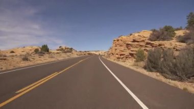 Utah Sahne Byway 12 Şablon Calf Creek Lower 7 Güneybatı ABD