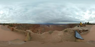 VR 360 Canyonlands Ulusal Parkı Utah Buck Kanyonu Güneybatı ABD