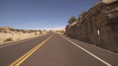 Utah Sahne Byway 12 Şablon Calf Creek 1 Güneybatı ABD