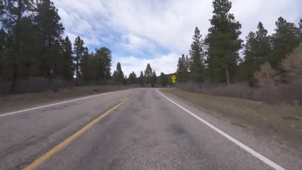 Utah Scenic Byway Dixie National Forest Driving Template Southwest Usa — Stock Video