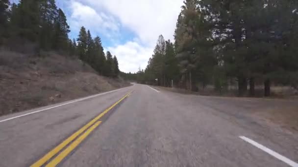 ユタ州風景バイウェイ12ディキシー ナショナル フォレスト ドライビング テンプレート5 Southwest Usa — ストック動画