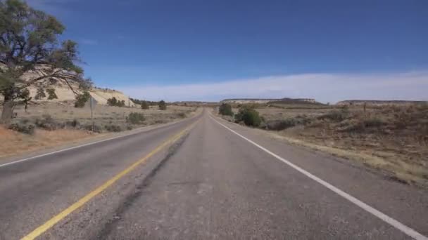 Utah Scenic Byway Boulder Driving Template Jihozápad Usa — Stock video