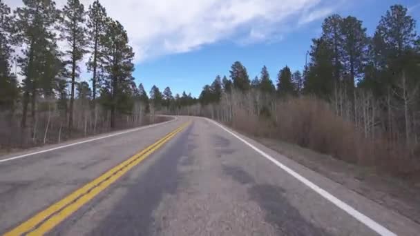 ユタ州風景バイウェイ12ディキシー ナショナル フォレスト ドライビング テンプレート6 Southwest Usa — ストック動画