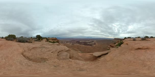 360 Canyonlands National Park Utah Grand View Point Southwest Usa — Stock Video