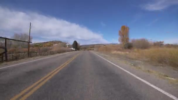 Utah Scenic Byway Boulder Driving Time Lapse Southwest Usa — Stock Video